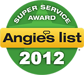 Angies list super  service Award 2012