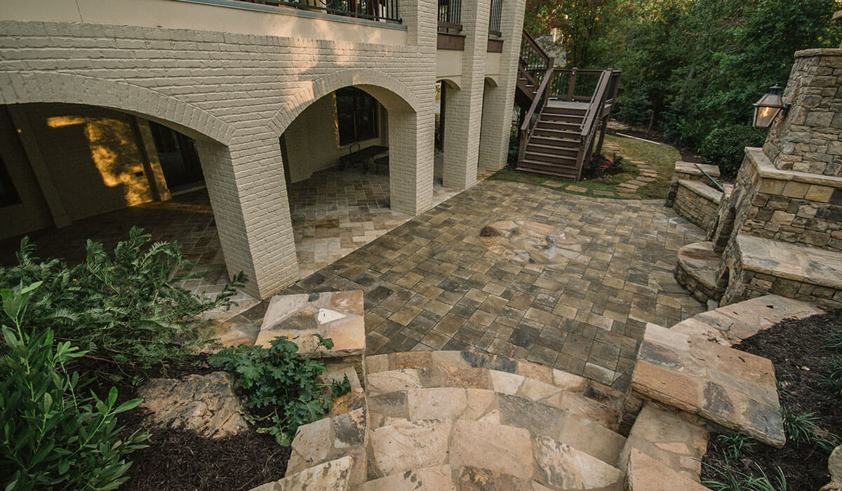 Outdoor makeover: Hardscape stone