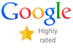 Google Highly Rated logo