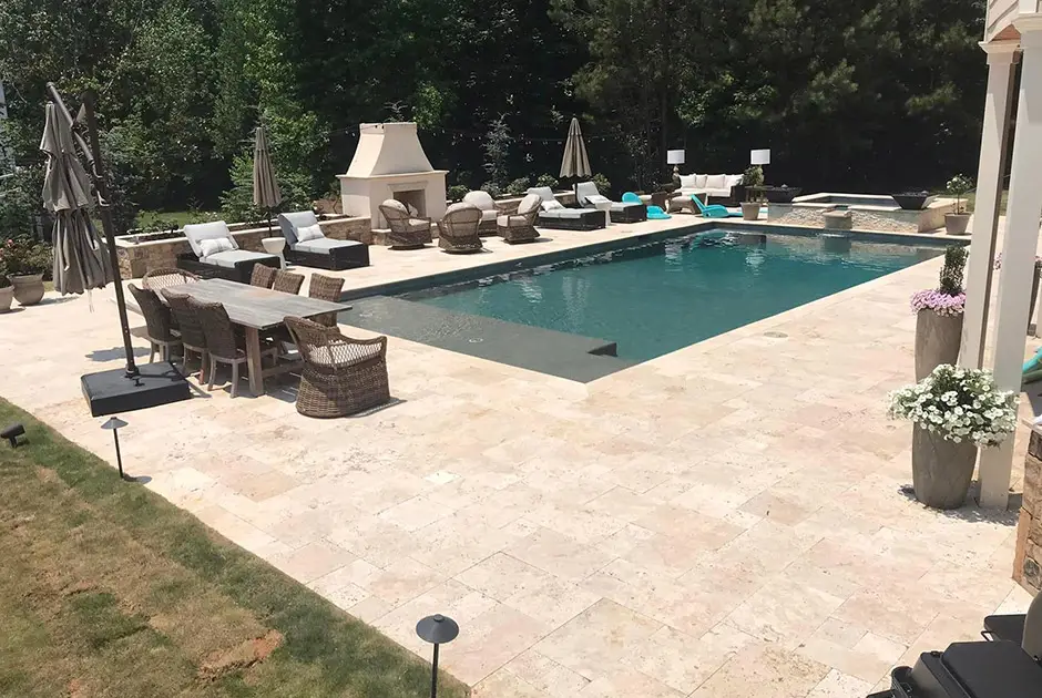 Outdoor makeover: Pool-With-Complete-Outdoor
