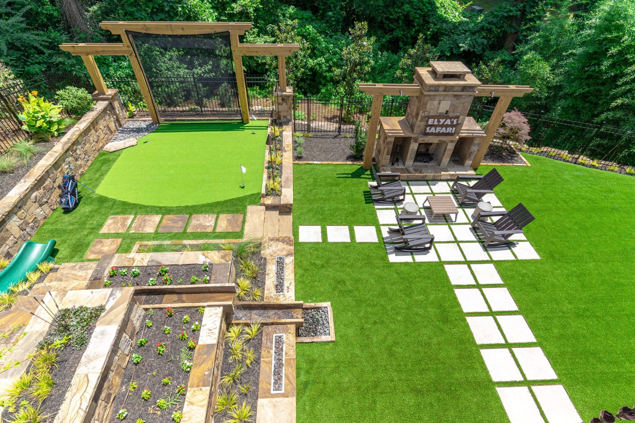 DSC08540 scaled - How to Incorporate a Putting Green Into Your Backyard Design - patio design and installation Atlanta